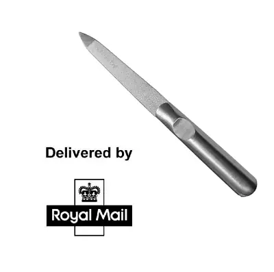 Nail File Metal Stainless Steel Double Sided Manicure Pedicure Handle UK • £1.99