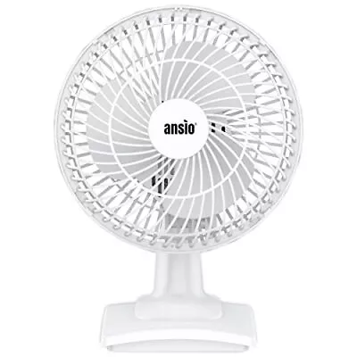 £7.98 • Buy ANSIO 6 Inch Mini Electric Desk Fan - USED - 1 Year Warranty