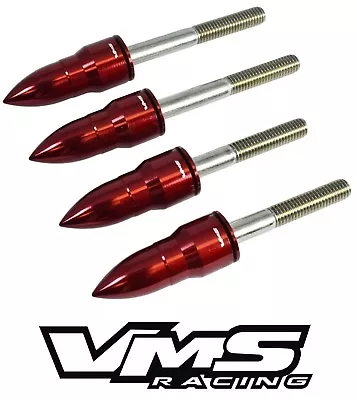 Vms Racing 6mm Red Bullet Cam Cap Cup Bolt Washer Kit For Honda Acura B18 B16 • $24.95