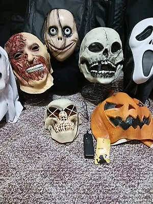 Halloween Mask Lot • $34.99