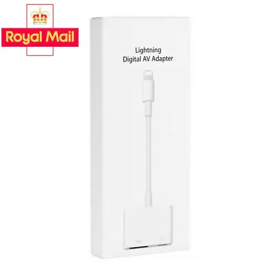 Light To HDMI Digital TV AV Adapter Cable For Apple IPad IPhone 12 11 X 9 8 7 • £11.99