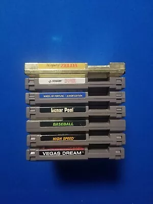 NES Game Lot - 7 Games. Including The Legend Of Zelda  • $69.99