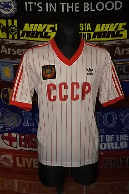 £95.99 • Buy 4.5/5 CCCP Adults L/XL 1982 Adidas Originals 2004 Football Shirt Jersey Soccer