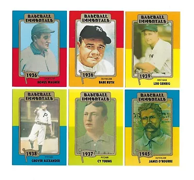 1980's TCMA Baseball Immortals - You Pick / Complete Your Set • $2.49