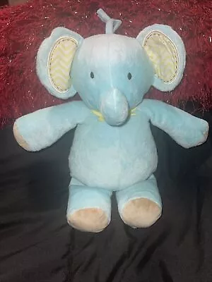 Circo Target Baby Blue Elephant Musical 2014 Pull Music Plush Stuffed Animal • $27.99