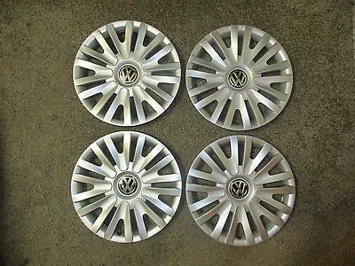 Set Of 4 2010 11 12 13 2014 Passat Jetta Golf 15  Hubcaps Wheel Covers 61560 • $110