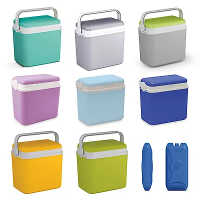 10 Litre Cooler Box Camping Beach Picnic Travel Insulated Coolbox 1 Ice Pack • £13.99