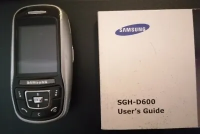 Samsung E350E Mobile Phone & D600 Manual • £13