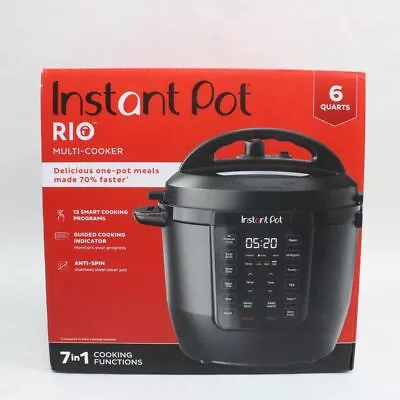 Instant Pot RIO 6qt 7-in-1 Electric Pressure Cooker & Multi-Cooker • $80.99