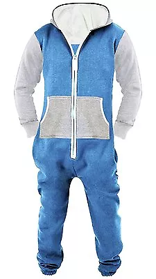 New Men's Unisex Onesie0 Jumpsuit One Piece Overalls Non Footed Pajama Sleepwear • $28.49