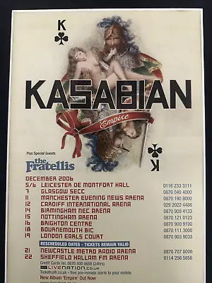 A Original 2006 Poster AD For Kasabian - Empire • £25