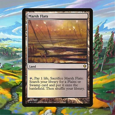 [mtg] [magic]  Marsh Flats - Zen [nm] • $18.51