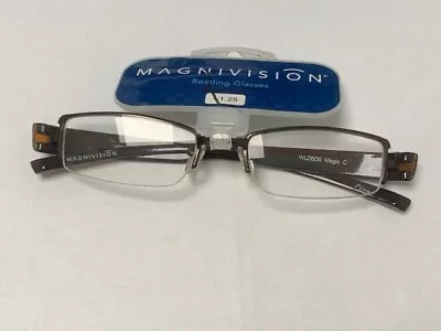 FOSTER GRANT Magnivision  MAGIC C  Reading Glasses Brown • $10.99