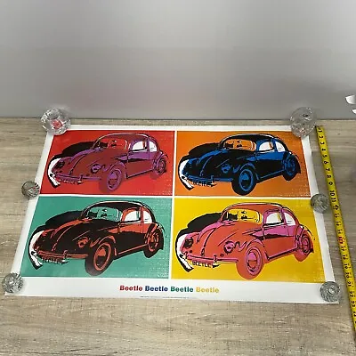1995 Vw Beetle Poster New  Vintage Collectible P19 • $35