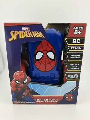 Marvel Spider-Man Venom Vs Spiderman Remote Control RC Flip Car • $17.99