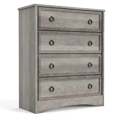 6 Drawer Dresser Tall Chest Of Drawers Modern Wood Storage Organizer For Bedroom • $159.98
