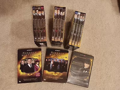 * MURDOCH MYSTERIES Complete Series Seasons 1-14+3 MOVIES DVD Bundle Set * • $89.99