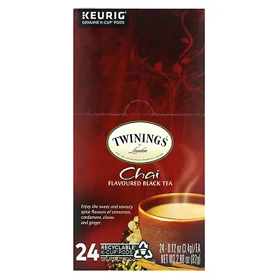 Flavoured Black Tea Chai 24 K-Cups 0.12 Oz (3.4 G) Each • $20.54