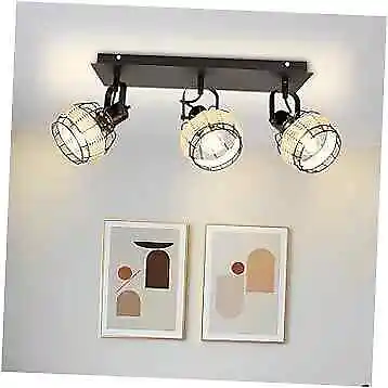 DLLT Track Ceiling Spotlight 3Light Vintage Rotatable Flush Mount 3-Light • $49.91