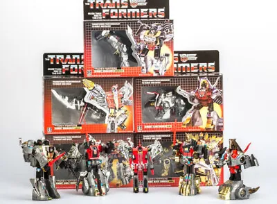 TRANSFORM G1 Reissue Dinobots Set Slag/Sludge/Snarl/Swoop/Grimlock Brand New • $164.99