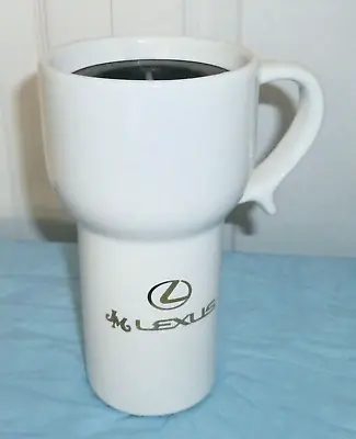 Vintage JM LEXUS White Tumbler Coffee Mug Travel Master ASI 63940 6.5  Rare • $12.99