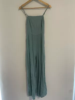 Miracle Green Jumpsuit Size 8 With Pockets • $18.71