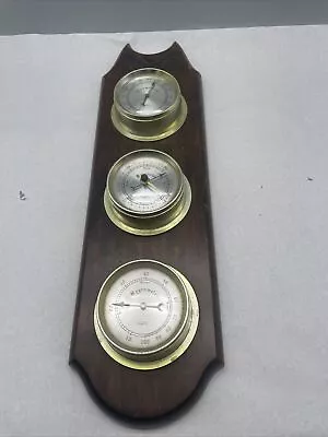 Vintage Weather Station Barometer Thermometer Hygrometer Harris & Mallow • $16.95