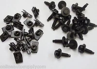 Plymouth Dodge Chrysler  Fender Bolts & Short  U  Nuts 5/16-18 X 1-3/16   • $33.99