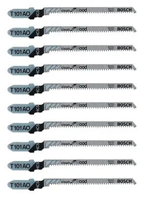 (10) Bosch 3-1/4  20 TPI T-Shank Jig Saw Blades ~ New • $19.45