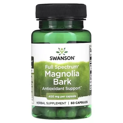 Magnolia Tree Bark Capsules 400mg 60 Caps Respiratory Health Stress Anxiety • $17.95