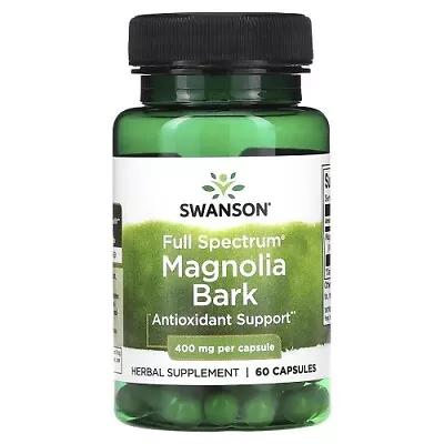 Swanson Magnolia Bark Full Spectrum Boost Antioxidant Support 400mg 60 Capsules • $14.93