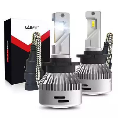 Lasfit D2S D2R D4S D4R LED Headlight Bulbs High Low Beam Kit 6000K Bright White • $79.99