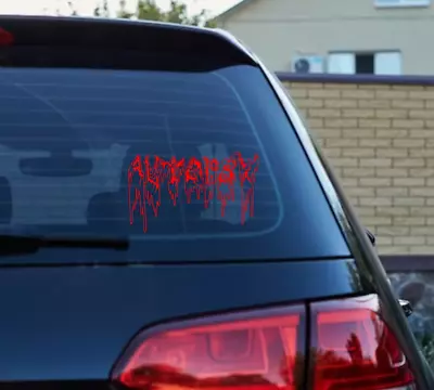 Autopsy Vinyl Logo Sticker Decal Heavy Metal Band Car Bumper Death Morbid Angel • $6.50