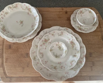 $79.99 • Buy Antique Haviland France Limoges The Princess China 7Piece Place Setting Elegant
