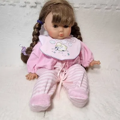 Zapf Puppen Die Mitspielen Girl Doll In Baby Born Clothes • £39.99