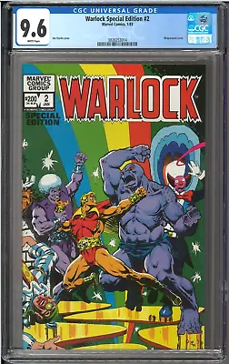 Warlock Special Edition #2 CGC 9.6 White Pages Jim Starlin • $54.49