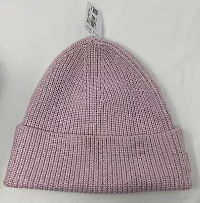 Lululemon Ribbed Beanie Merino Wool Blend SZ L/XL H1PN Pink NWT UNISEX • $27.25