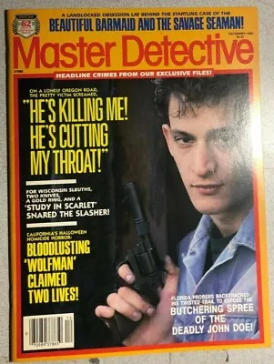 MASTER DETECTIVE Lurid Crime Magazine December 1990 • $13.99