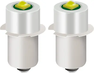 2 Pack LED Flashlight Replacement Bulb With 18V 12V 19.2V 6 24 Volt And 3W 247LM • $11.48