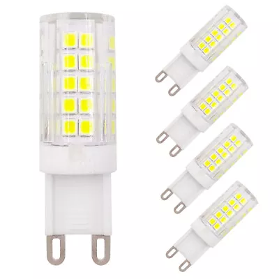 5pcs G9 LED Light Bulb 64-2835 SMD Lamp Ceramics Lights 5W 110V 120V Warm White • $13.20