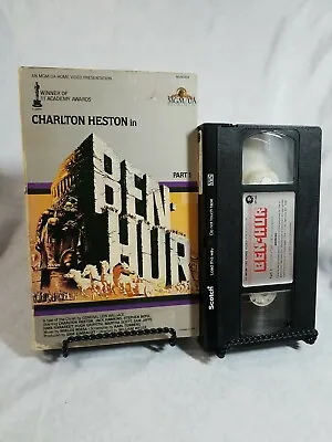 Ben Hur VHS MGM Home Video 1980 Big Box Release Part 1 HTF • $6.99