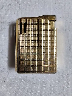 Vintage Colibri Art Deco Gold Tone Lighter Made In Japan. RARE • $24.99