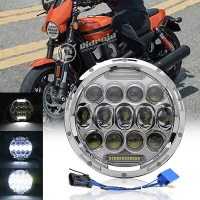 $32.99 • Buy 7  Inch LED Motorcycle Headlight DRL For Yamaha V-Star XVS 650 950 1100 Classic