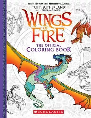 $6 • Buy Official Wings Of Fire Coloring Book By  Paperback Book