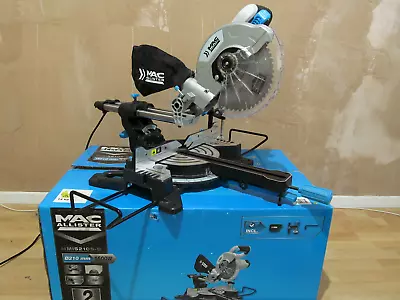 Mac Allister 1500W 220-240V 210mm Corded Sliding Mitre Saw MMIS210S-B • £66.70