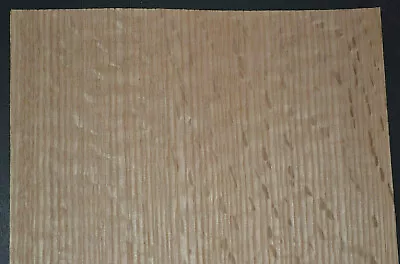 Oak Wood Veneer Sheet 6.5 X 38 Inches 1/42nd Thick                      7634-22 • $6.99