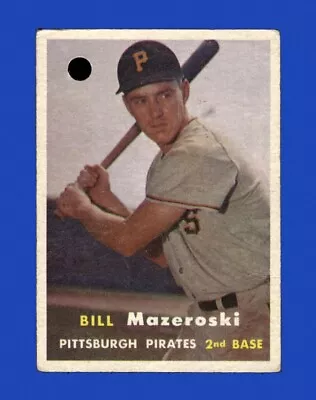 1957 Topps Set-Break # 24 Bill Mazeroski LOW GRADE (filler) *GMCARDS* • $0.79