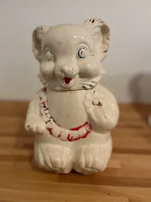 Vintage Royalware Teddy Bear Cookie Jar  • $15