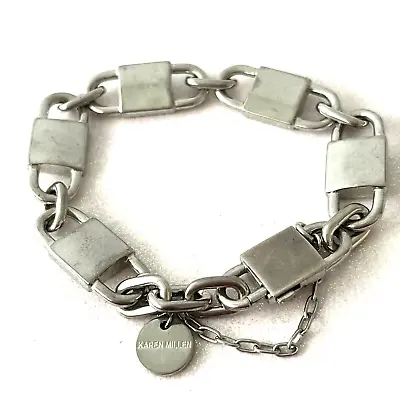 Karen Millen Padlock Bracelet With Safety Catch • £29.99