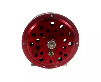 Vintage JC Higgins Model 312.31130 Fly Reel Made In USA Red • $54.99